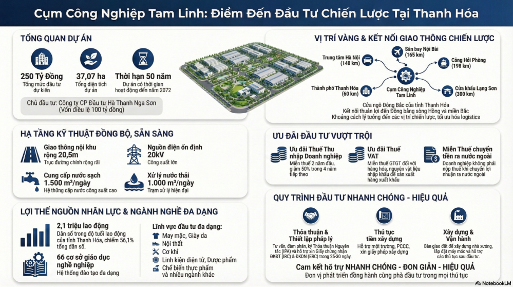 Cụm Công Nghiệp Tam Linh: Đánh Giá Toàn Diện và Khuyến Nghị Đầu Tư
